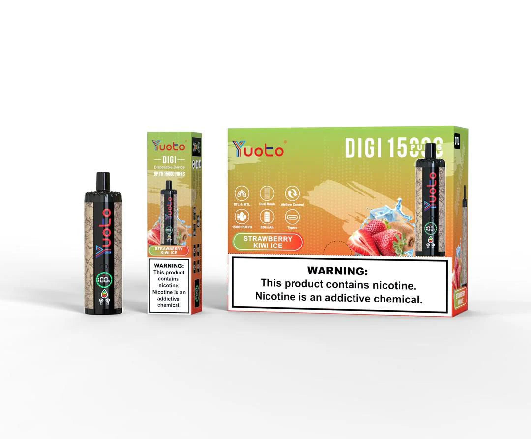 Yuoto DIGI 15000 Puffs Disposable Vape in dubai